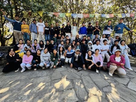 Hiking of Grade VIII & IX at Champadevi